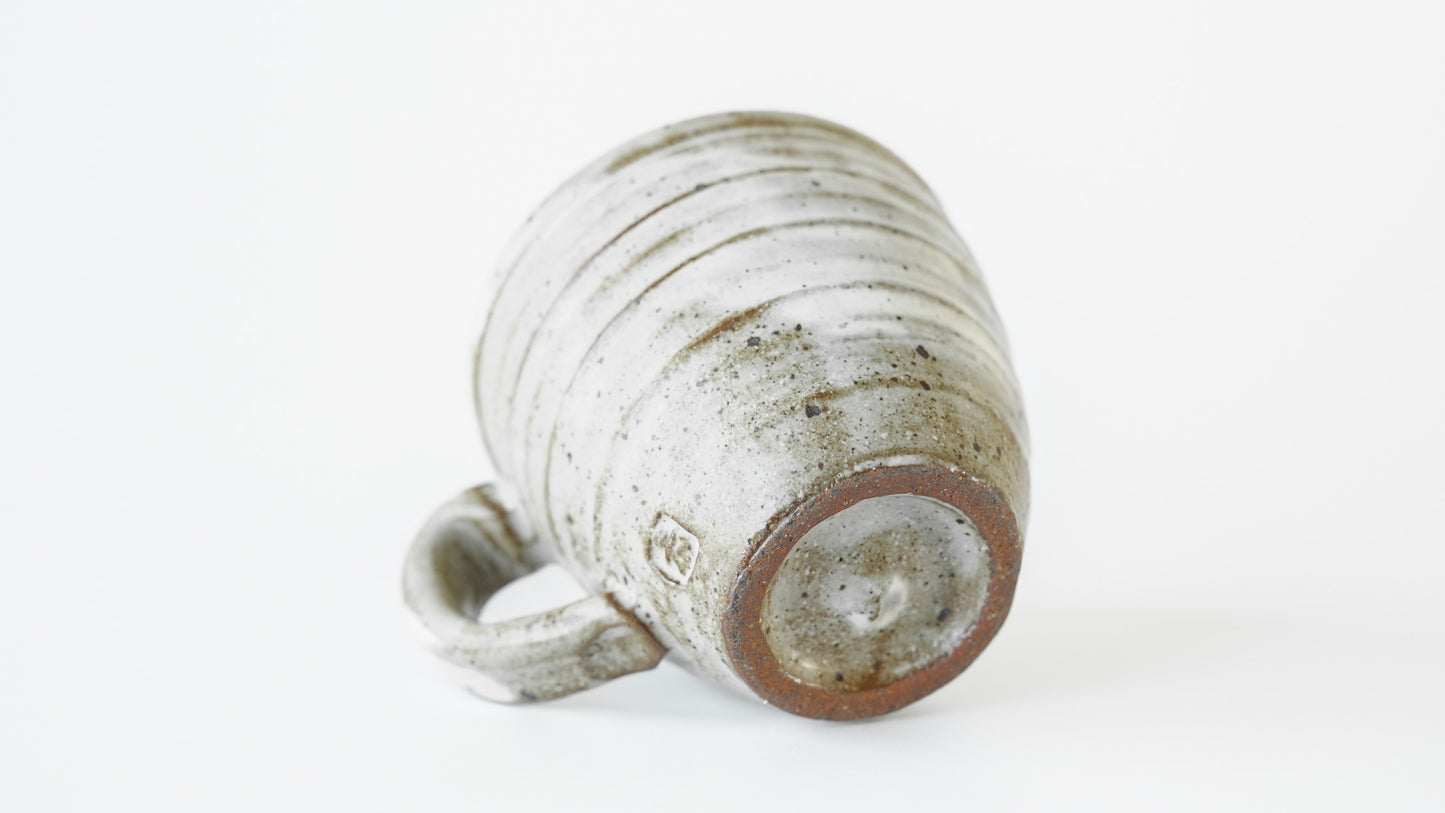 Komon Shinichi Kotsuji Hakeme White Mug