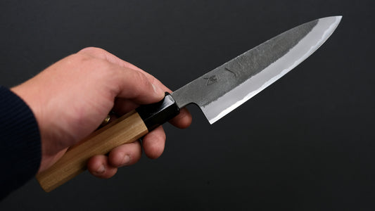 Hitohira Hinode Nashiji White #2 Petty 150mm Octagonal Ho wood handle