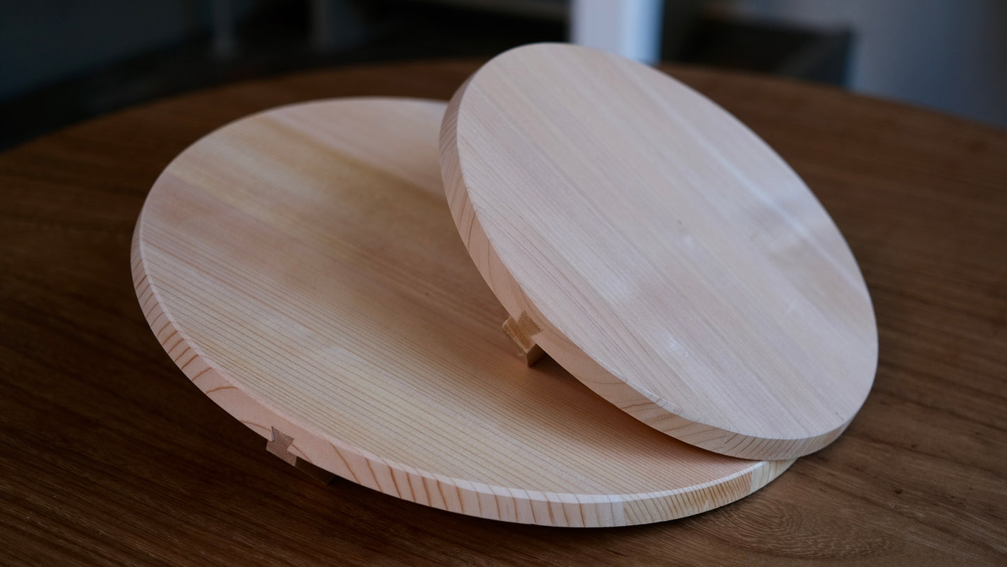 Sawara Cedar Wood Lid S/M/L