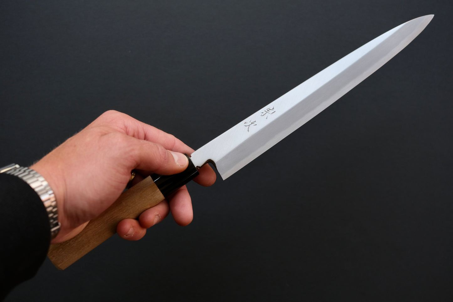 Vintage Morihei Munetsugu White #2 Yanagiba 240mm Ho Wood Handle