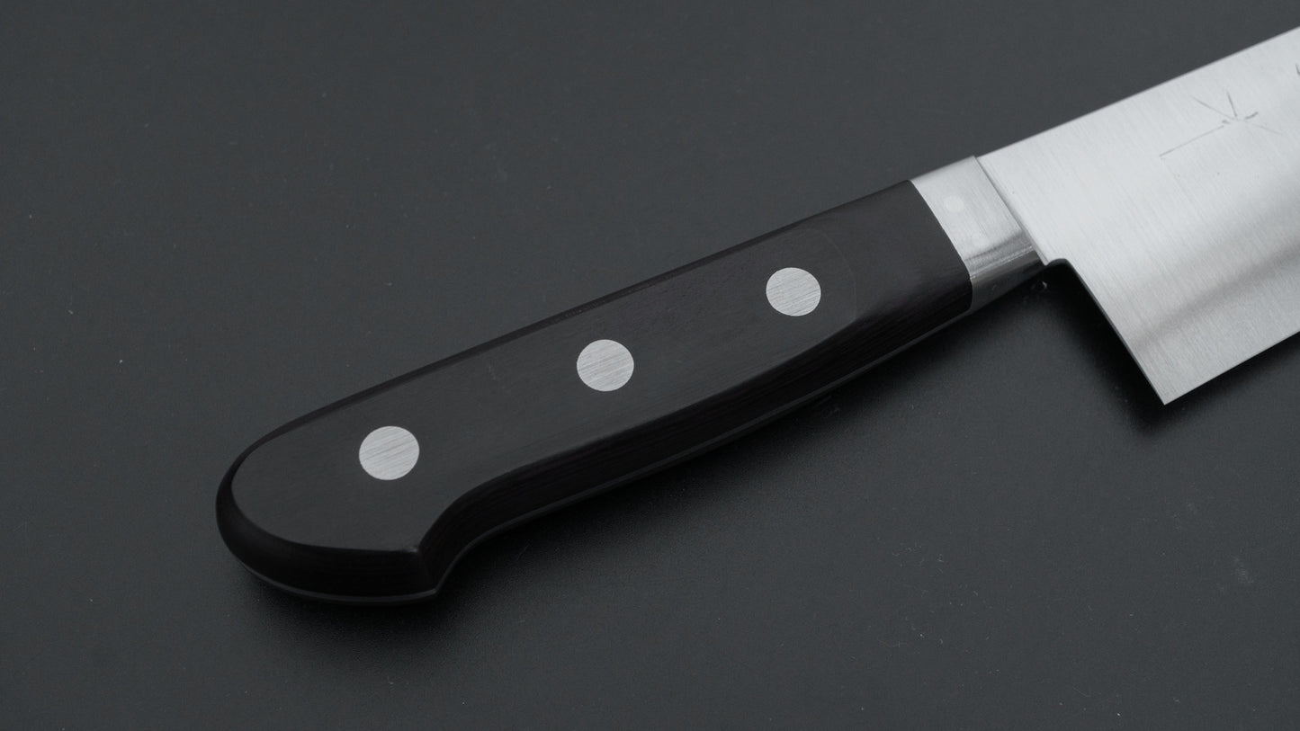 Hitohira Ashi Zweedse roestvrijstalen Gyuto 240 mm Pakka-handgreep