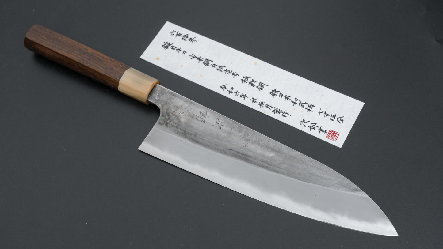 Jiro Tsuchime Wa Gyuto 225 mm Taihei Tagayasan-handvat (#613)