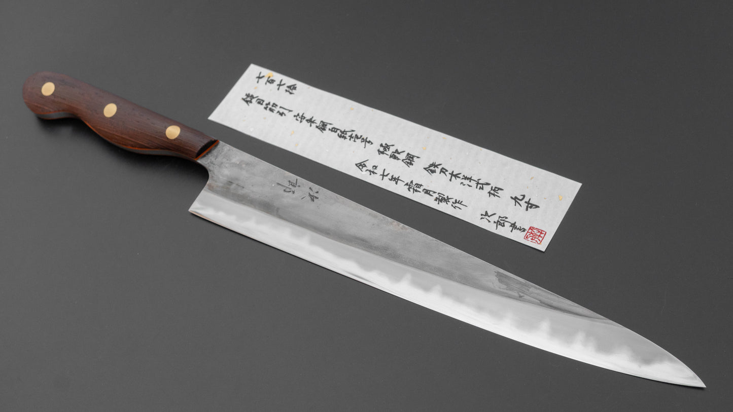 Jiro Tsuchime Yo Sujihiki 270mm Tagayasan Handle (#770)
