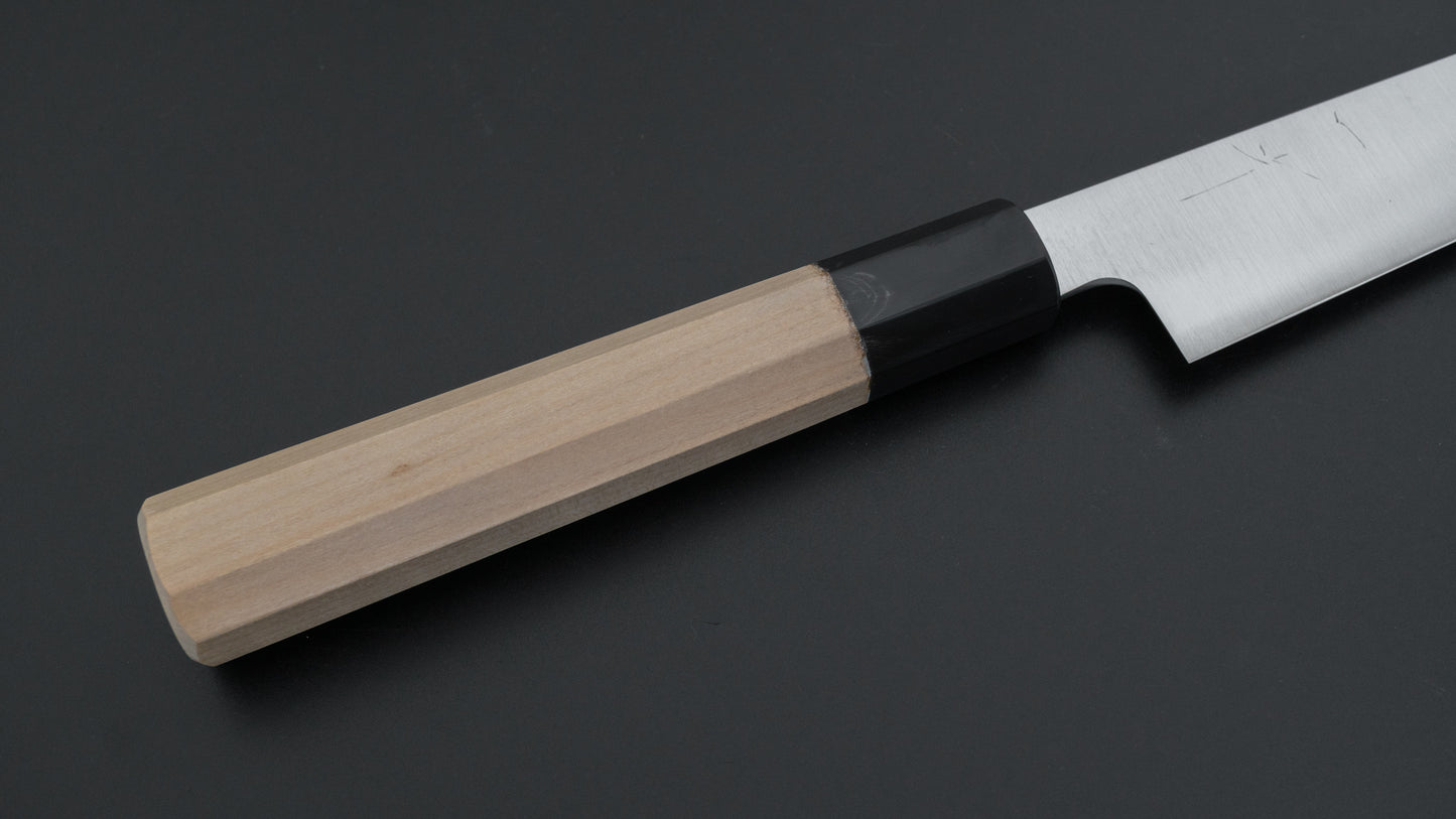 Hitohira Ashi Zweedse roestvrijstalen Sujihiki 240 mm Ho-houten handgreep