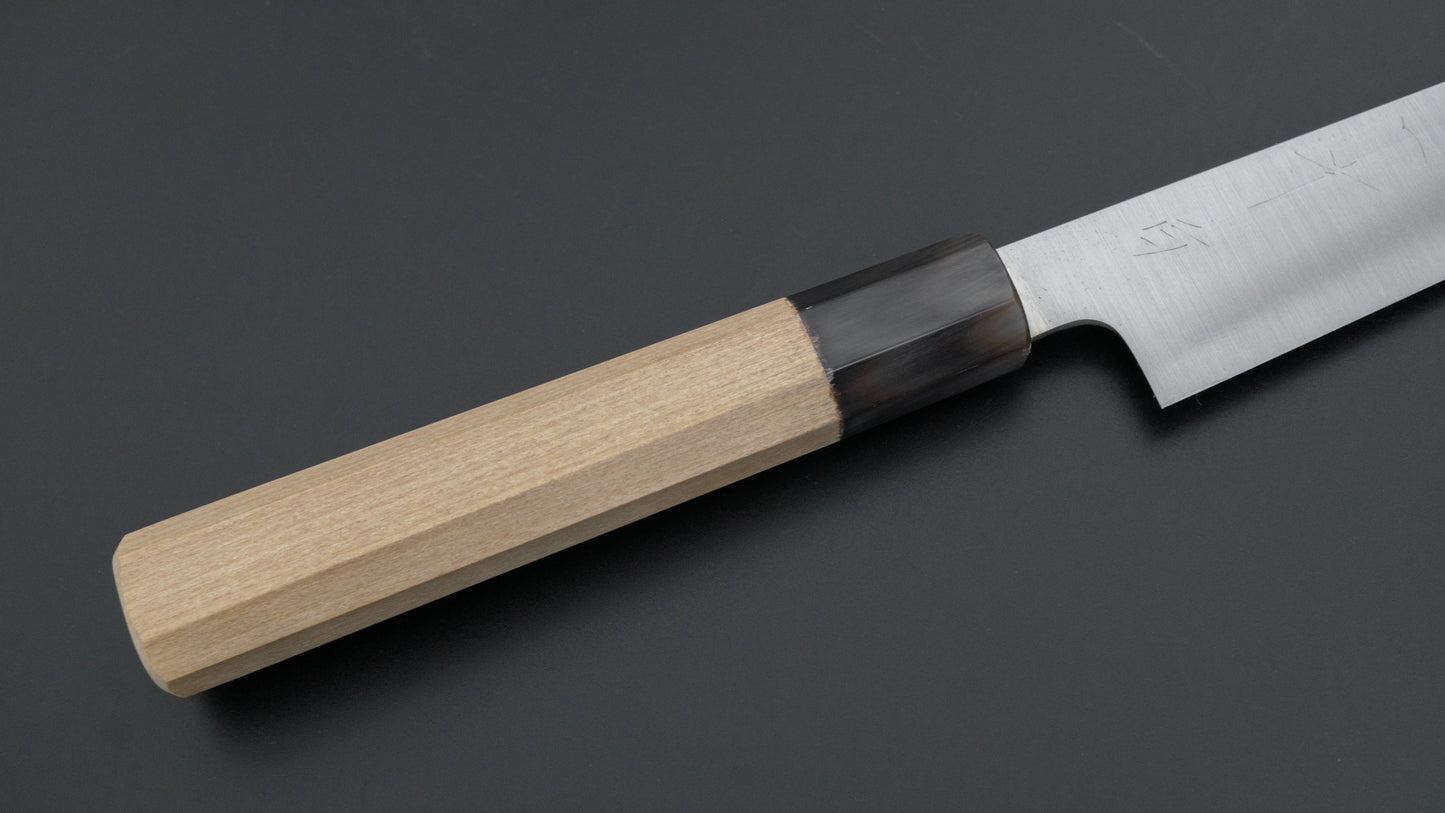 Hitohira Ashi Wit #2 Sujihiki 240 mm Ho houten handvat