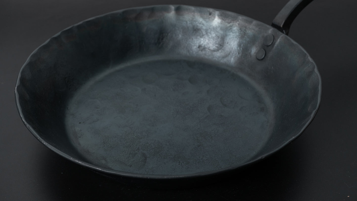 Kanatoko Hand Forged Iron Frying Pan 240mm (t3mm/ Deep)