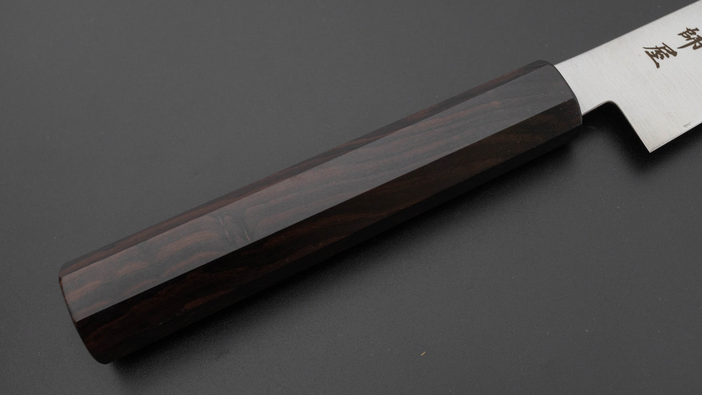 Hitohira Imojiya TH RVS Petty 120mm Ebbenhouten Handvat (Wa)