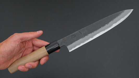 Hitohira Hinode Nashiji Wit #2 Petty 195mm Ho Houten Handvat (Ovaal)