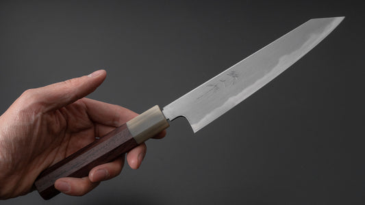 Tetsujin Blue #2 Kasumi Kiritsuke Petty 165mm Taihei Wood Handle