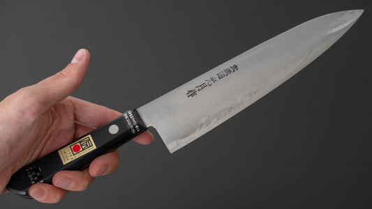 Kogetsu Carbon Gyuto 210 mm Pakka-handgreep (geen bolster)