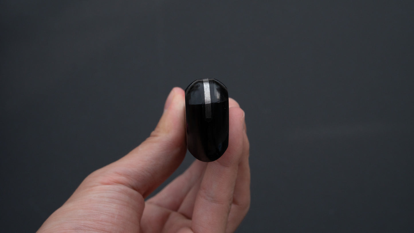 Hitohira T10 Tsuchime Santoku 170mm Pakka Handle