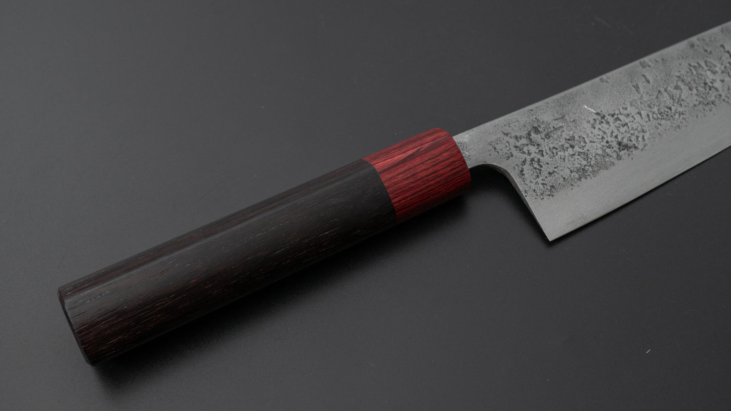 Hitohira YG Nashiji White #2 Santoku 165mm Rosewood Handle