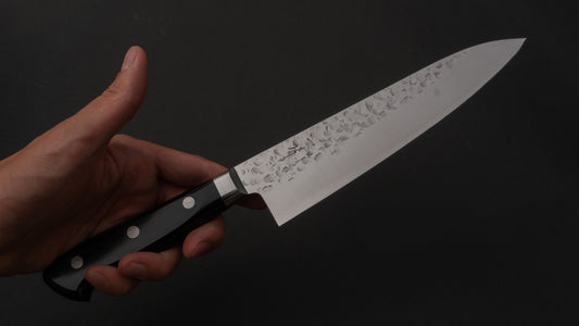 Hitohira T10 Tsuchime Gyuto 180mm Pakka Handle