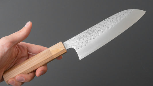 Makoto Kurosaki Sakura SG2 Santoku 165mm kersenhouten handvat