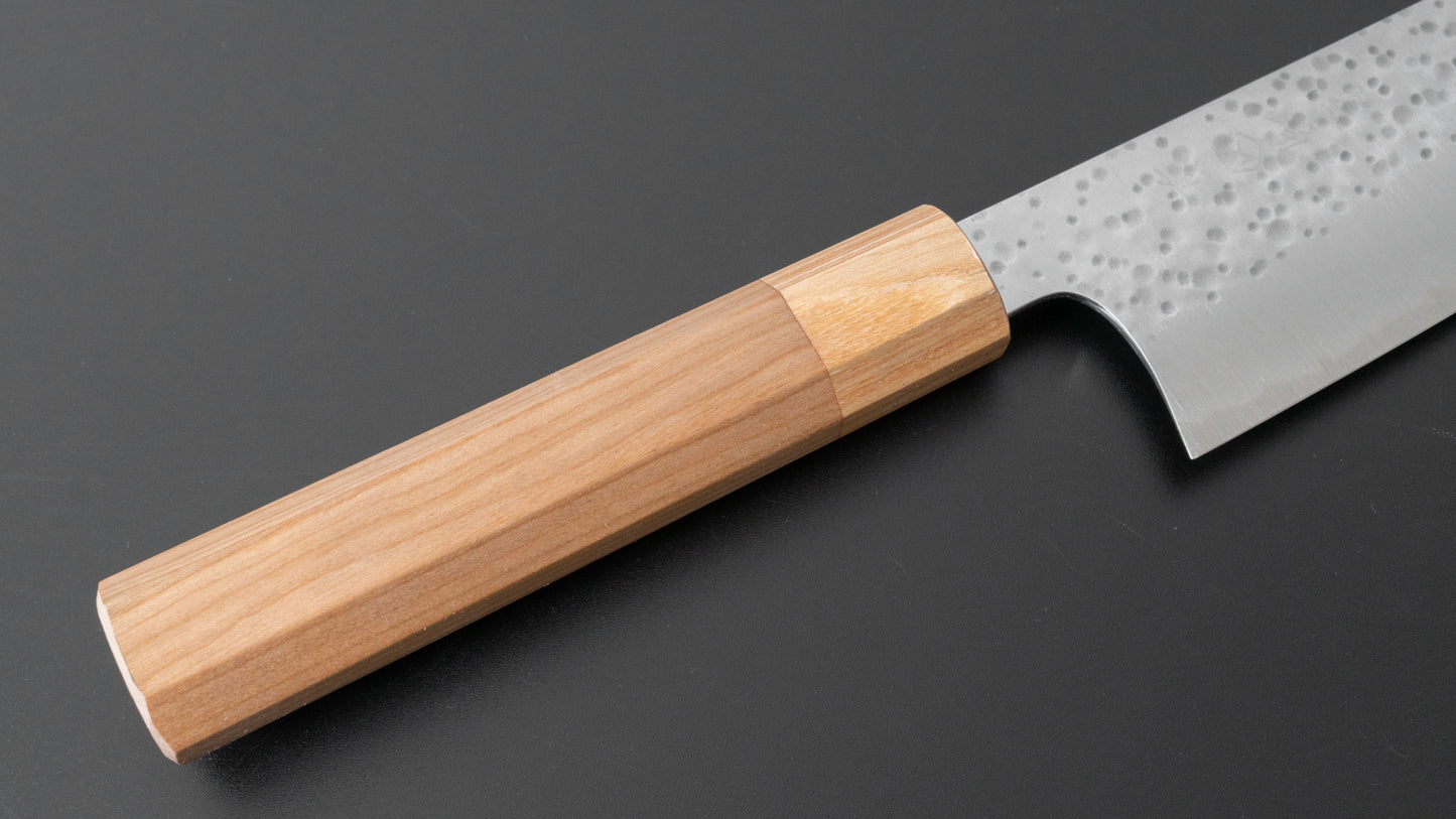 Makoto Kurosaki Sakura SG2 Santoku 165mm kersenhouten handvat