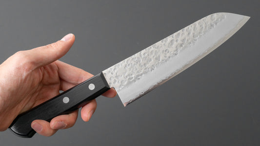 Hitohira Chromax Santoku 170mm Pakka Handle