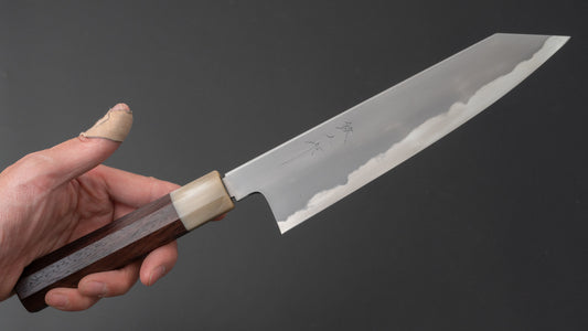 Tetsujin Blue #2 Kasumi Kiritsuke Gyuto 210 mm Taihei palissander handvat