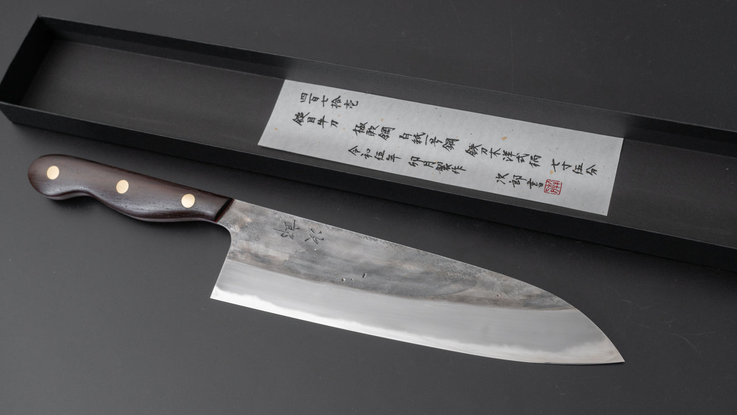 Jiro Tsuchime Yo Gyuto 225 mm Tagayasan-handvat (#471)