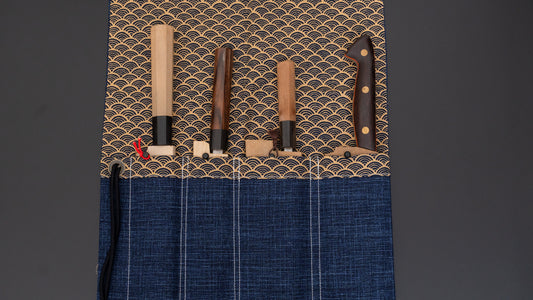 Hitohira Wagara Knife Roll Large (4 Pocket) #002