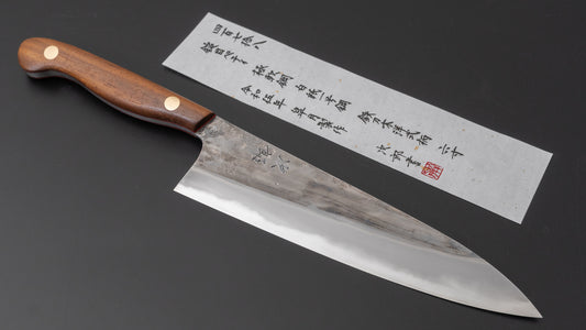 Jiro Tsuchime Yo Petty 180 mm Tagayasan-handvat (#478)