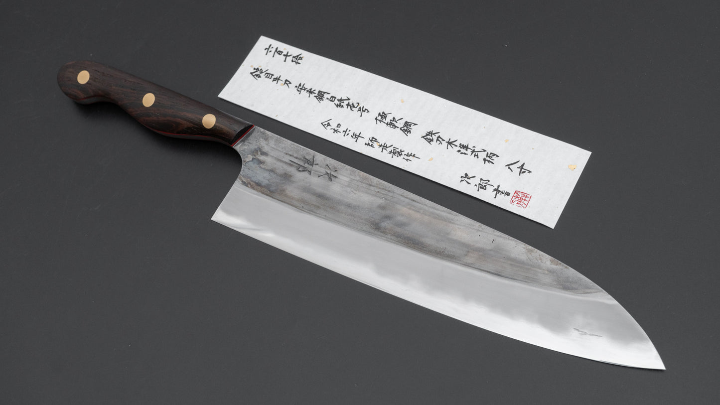Jiro Tsuchime Yo Gyuto 240mm Tagayasan Handle (#670)