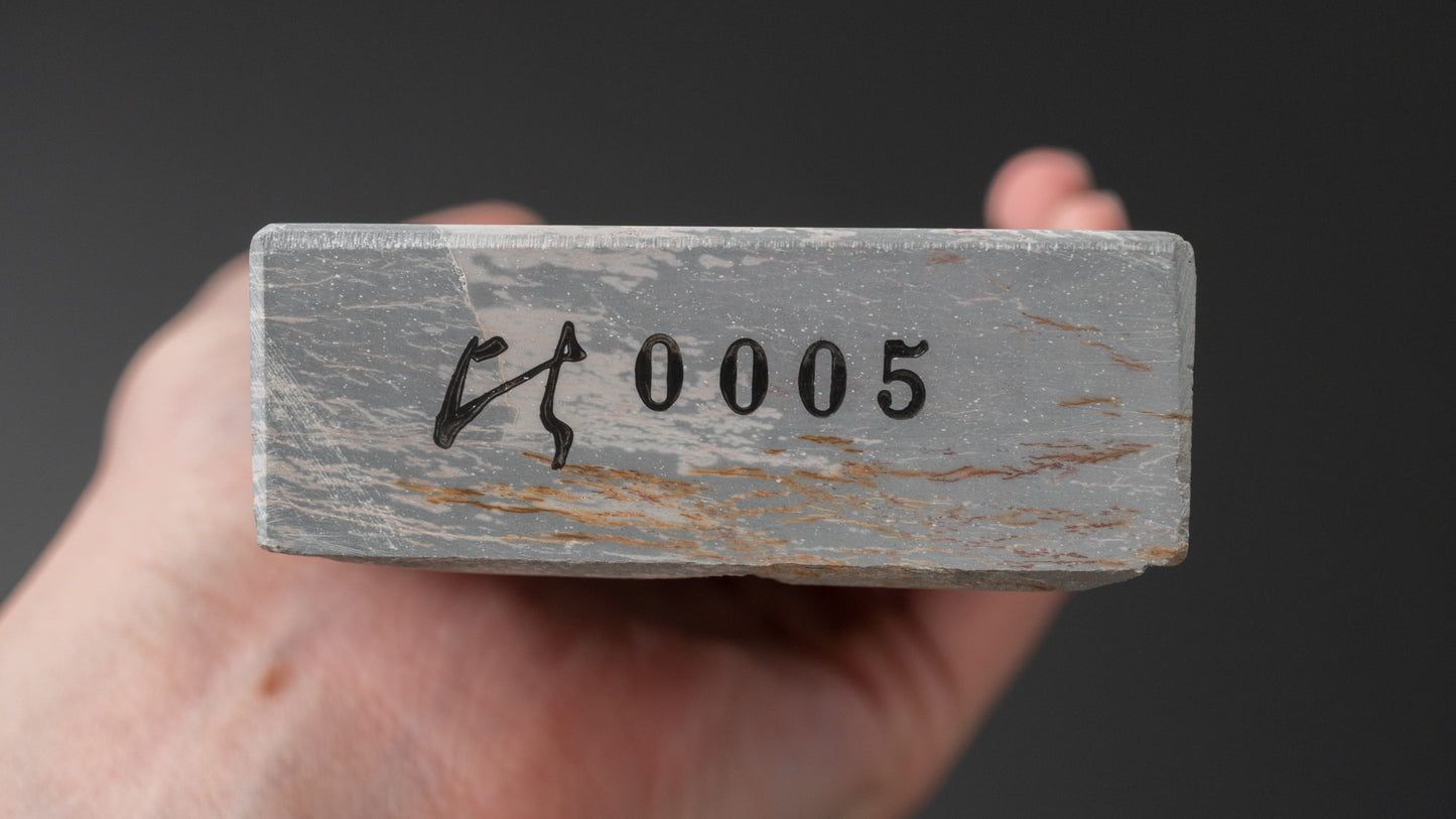 Hitohira Picked Mizukihara Uchigumori Natural Stone (No.0005)