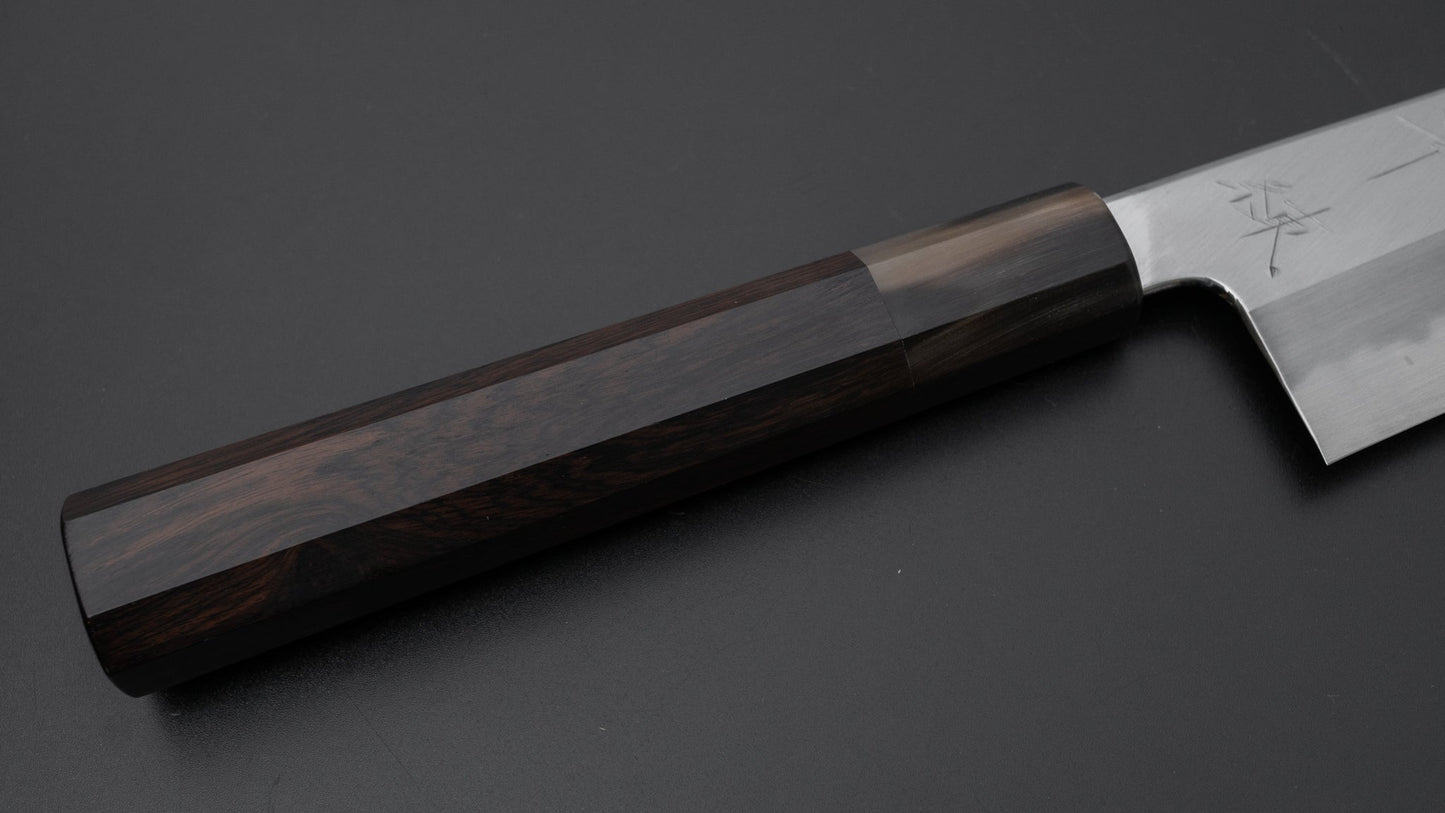 Hitohira Tanaka Ren White #2 Gyuto 210mm Ebbenhouten Handvat