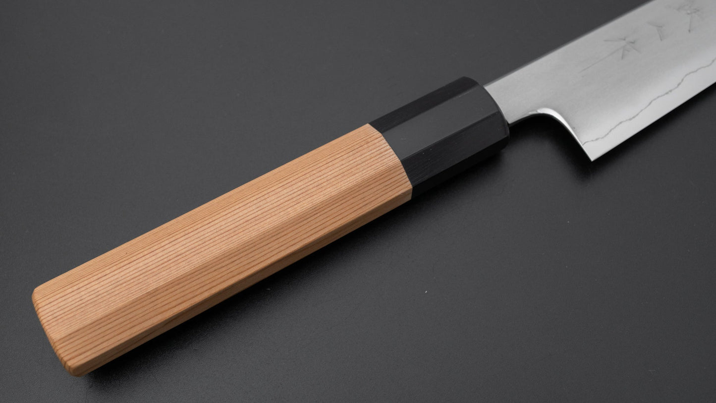 Tetsujin Silver #3 Kasumi Petty 165mm Yakusugi Cedar Handle