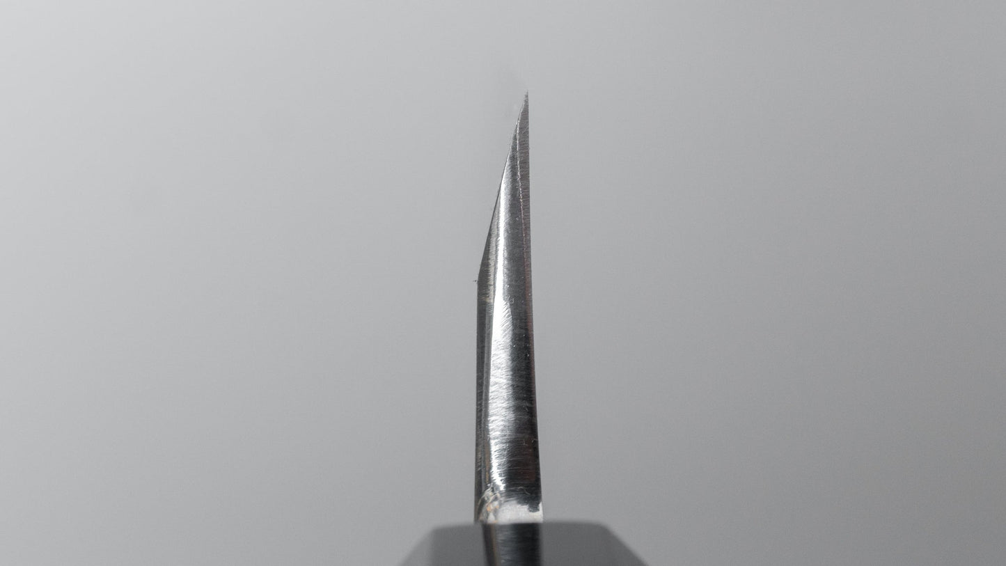 Hitohira Kikuchiyo Manzo Blue #2 Mioroshi Deba 240 mm Ho houten handvat (Saya)