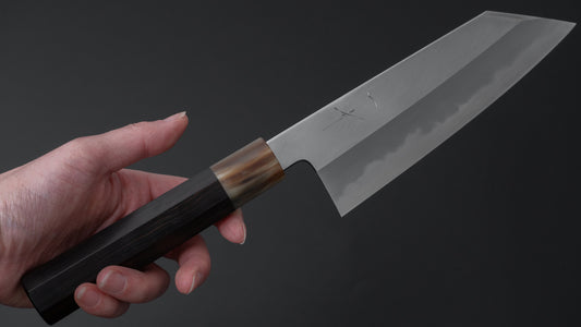 Hitohira Tanaka Kyuzo Blue #1 Migaki Bunka Taihei Makassar Ebony Handle