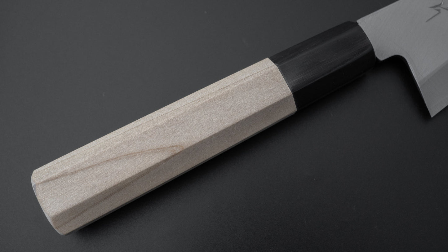 Hitohira White #2 Single-Bevel Honesuki Kaku 150 mm Ho houten handvat