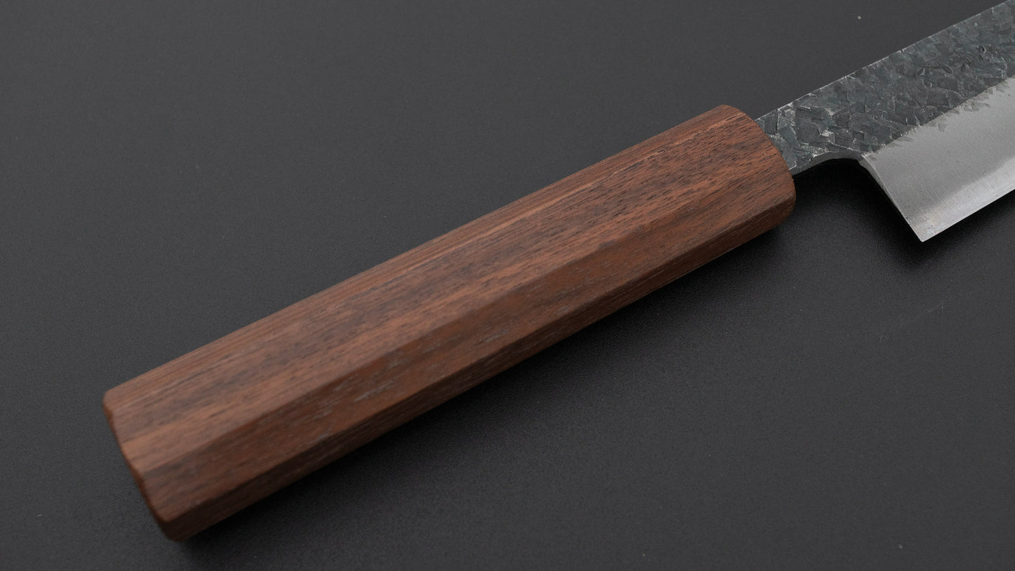 Muneishi Blue #2 Tsuchime Petty 135mm Walnut Handle