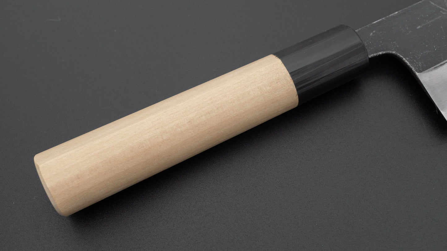 Hitohira Togashi White #2 Kurouchi Nakiri Ho Wood Handle (D-Shape)