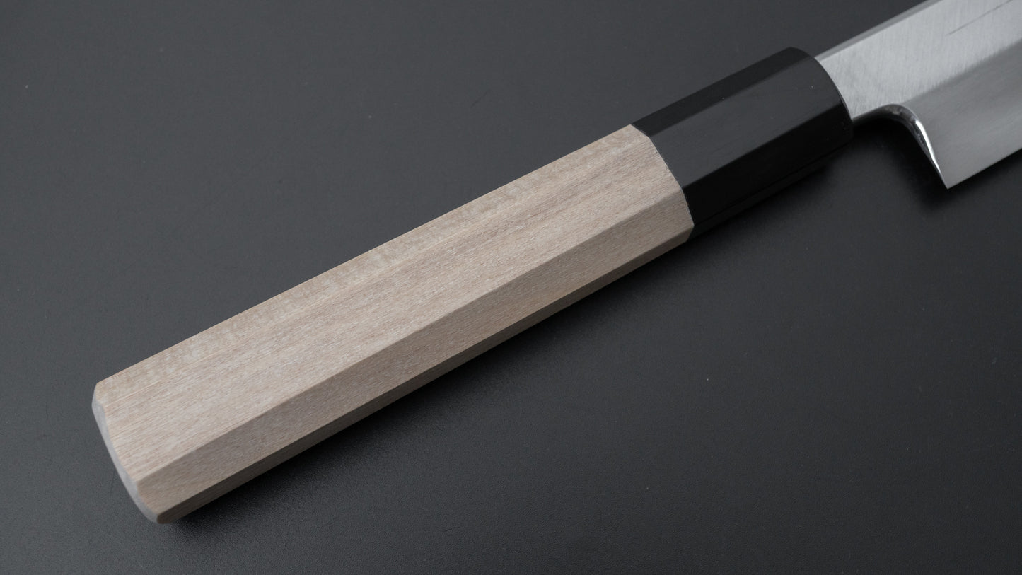 Hitohira Kikuchiyo Rikichi Silver #3 Yanagiba 240mm Ho Wood Handle (Saya)