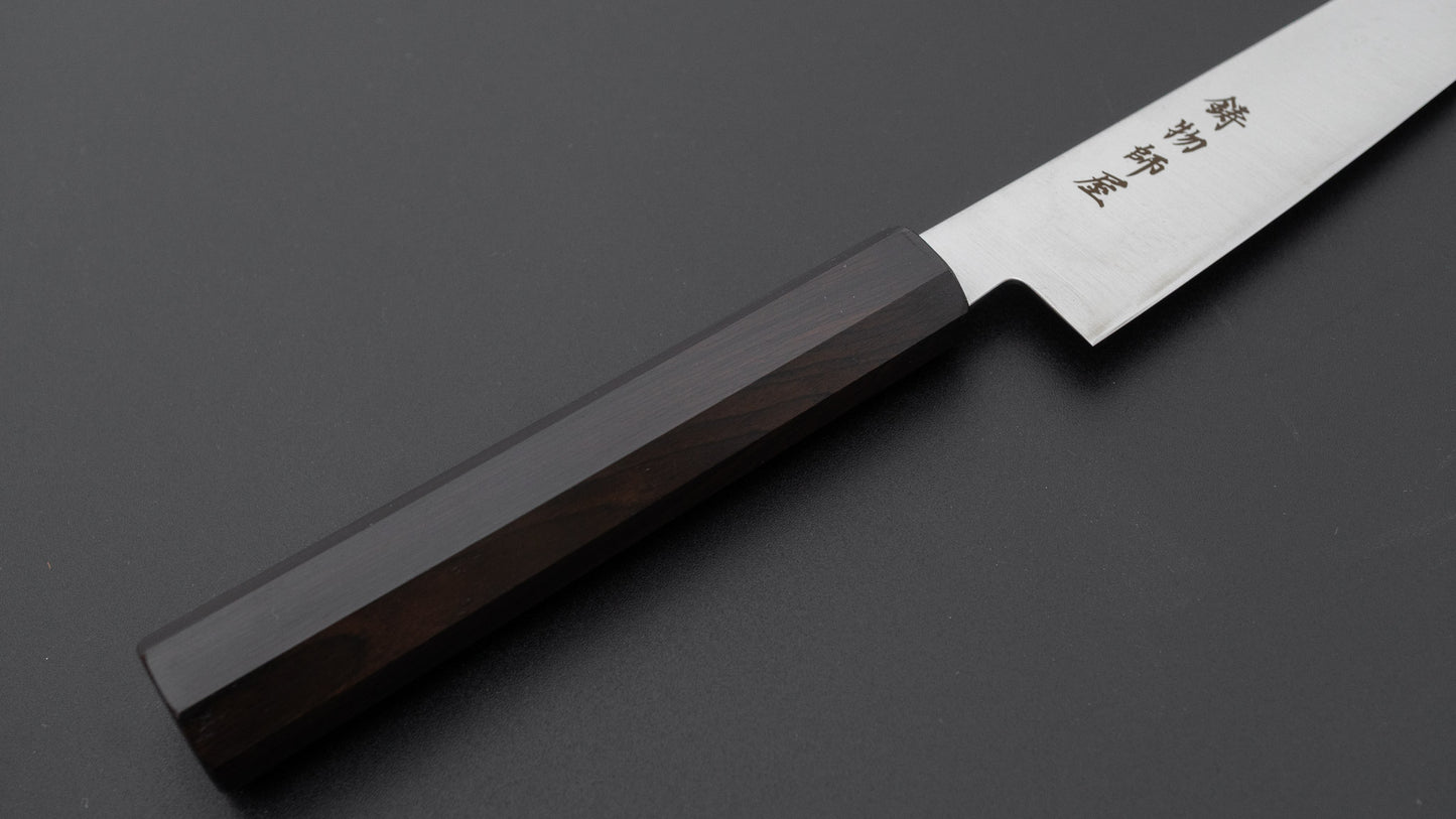 Hitohira Imojiya TH Stainless Kiritsuke Petty 150mm Ebony Handle (Wa)