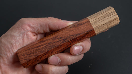 Hitohira WB Two-Tone Handle Rosewood x Oak (Gyuto/ Santoku/ Nakiri)