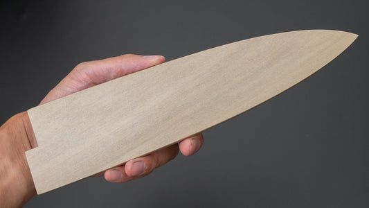 Hitohira Mumei Ho Wood Saya Gyuto 210mm