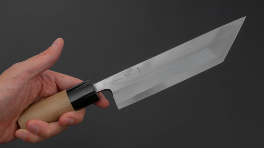 Hitohira Togashi Blue #2 Edo Saki 180mm Ho Wood Handle