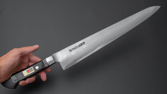 Kogetsu Carbon Sujihiki 330mm Pakka Handle