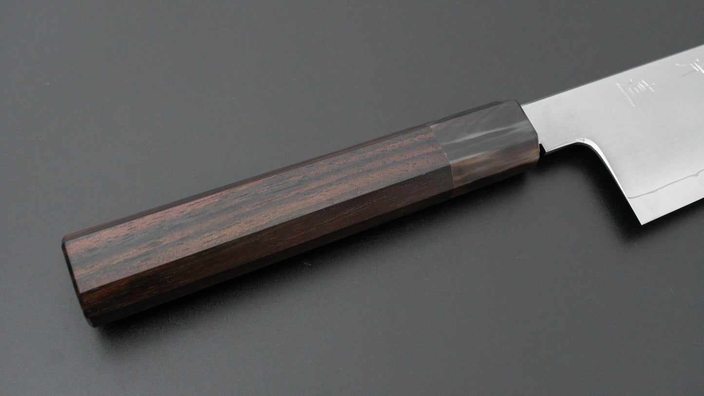 Hitohira Nao SG2 Kasumi Gyuto 240 mm ebbenhouten handvat