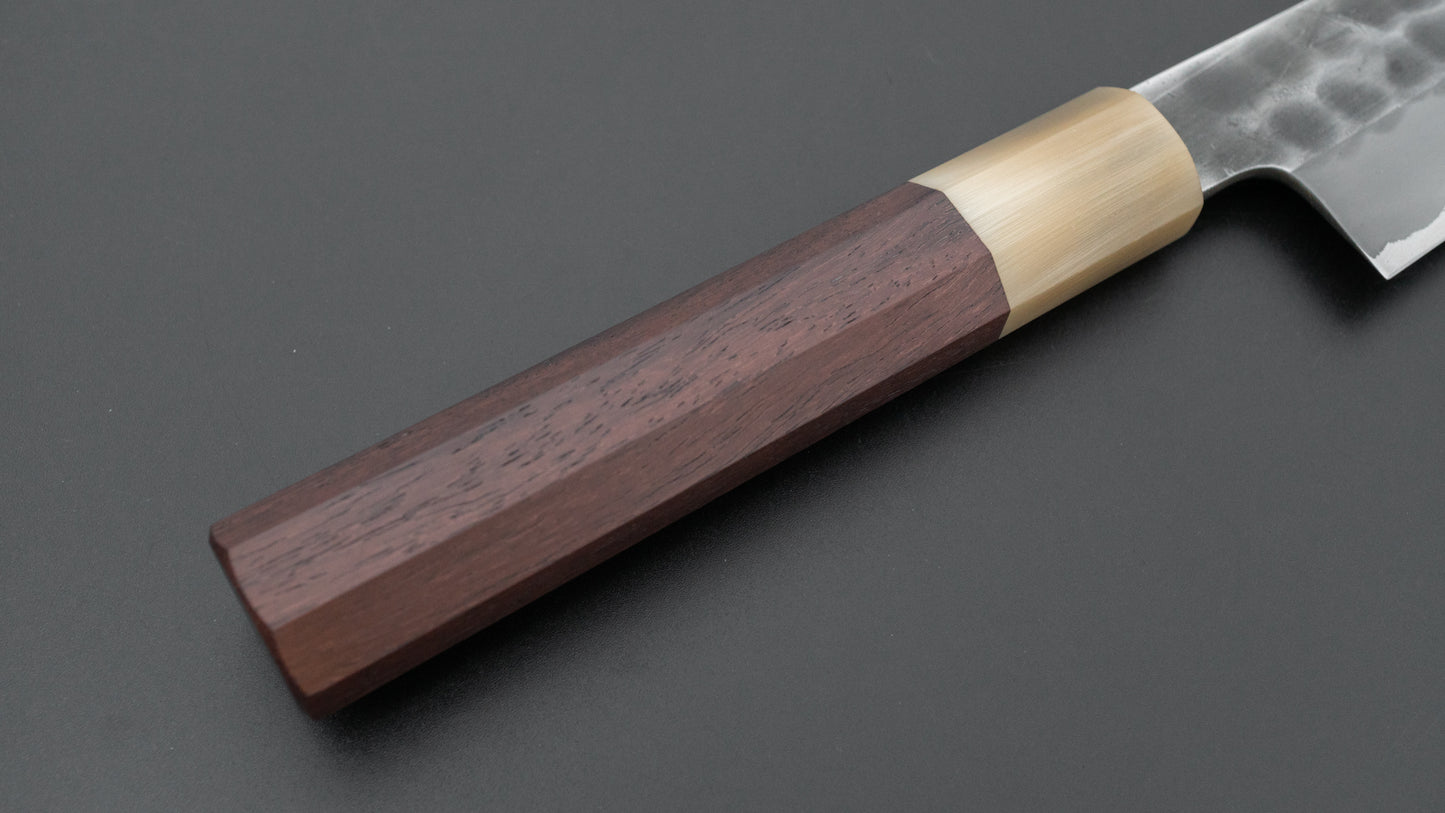 Hitohira Hinode Tsuchime Wit #2 Roestvrijstalen Petty 135mm Taihei Houten Handvat