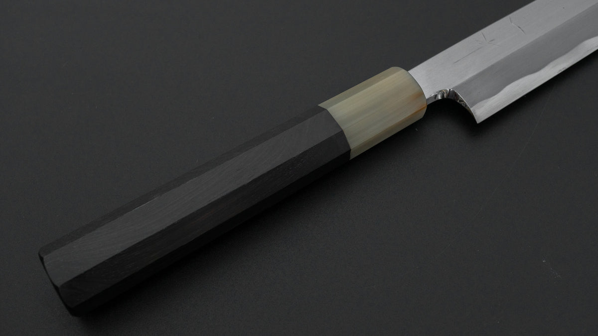 Hitohira Togashi White #1 Tachi Yanagiba 240mm Ebony Handle (Saya)