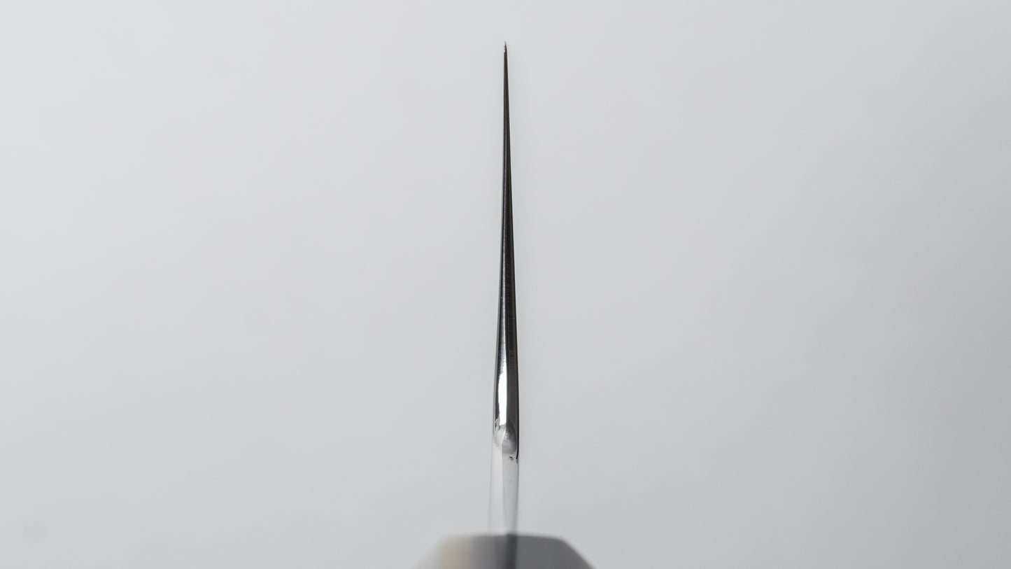 Hitohira Kikuchiyo Rou Silver #3 Fully Mirror Polished Gyuto 210mm Ebony Handle