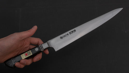 Kogetsu Carbon Sujihiki 240mm Pakka Handle