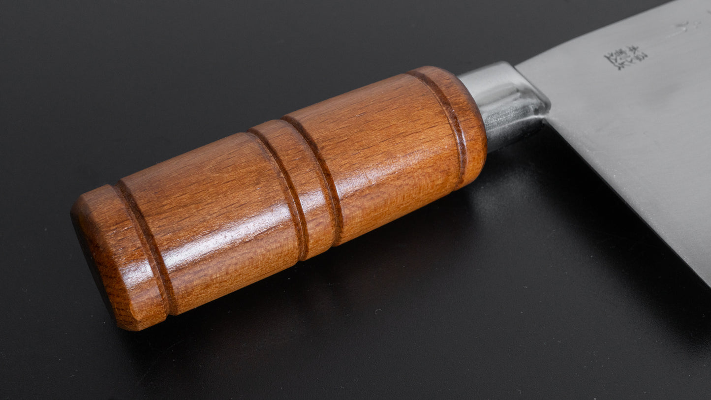 Hitohira Stainless Clad Chinese Cleaver 200mm Beechwood Handle