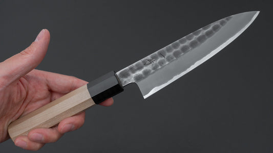 Hitohira Hinode Tsuchime Wit #2 Roestvrijstalen Petty 135mm Taihei Ho Houten Handvat