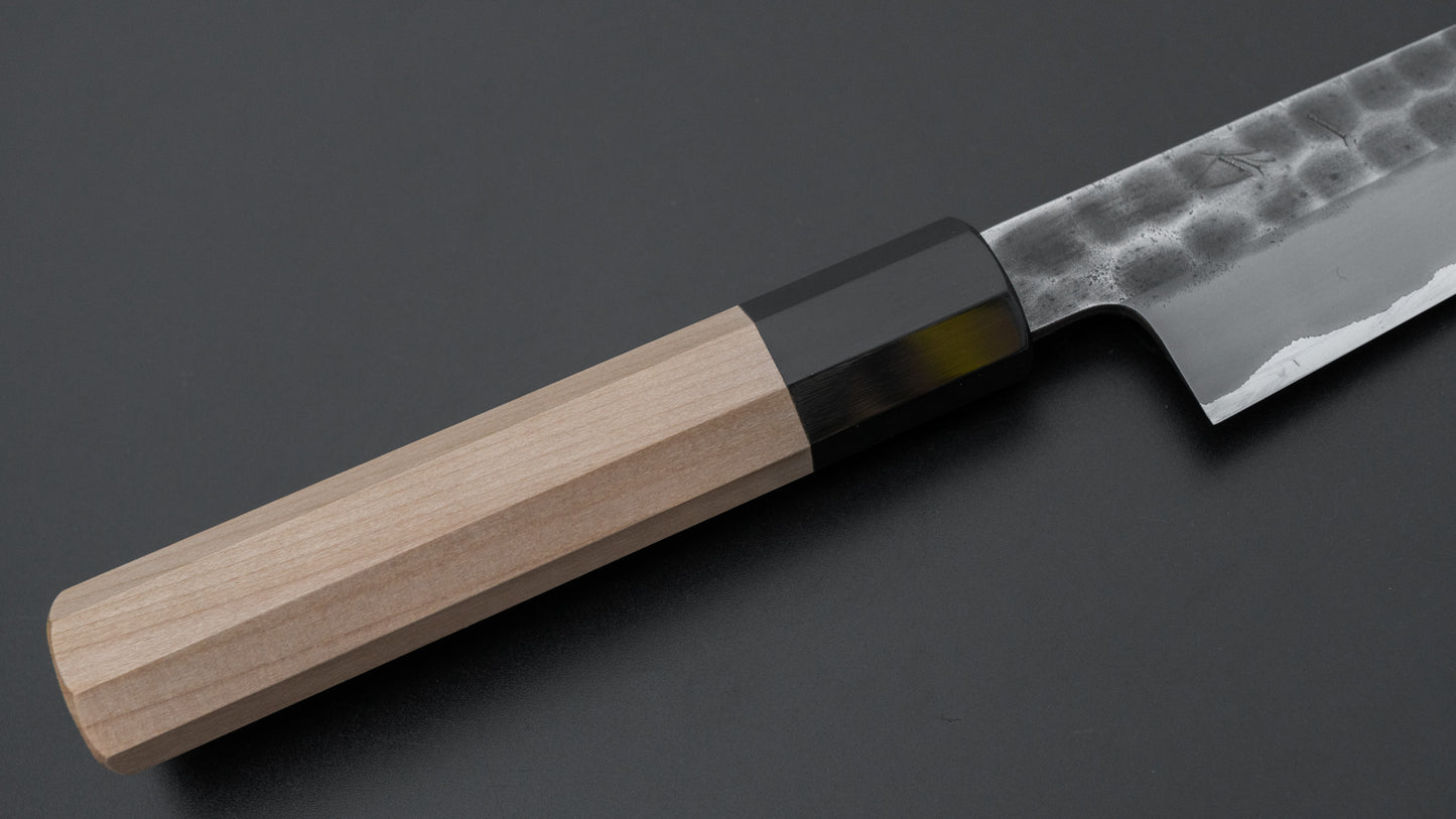 Hitohira Hinode Tsuchime White #2 Stainless Clad Petty 135mm Taihei Ho Wood Handle