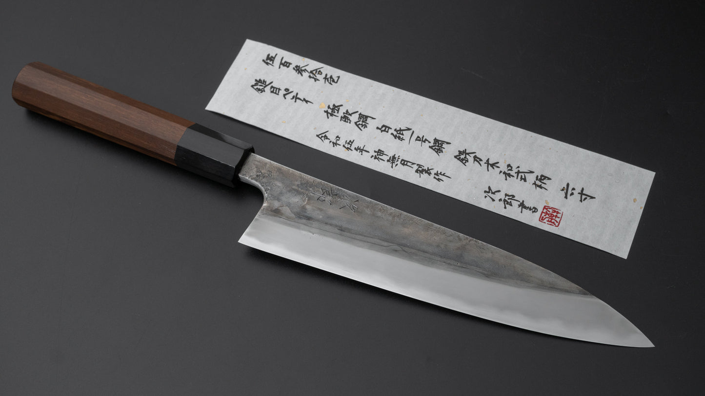 Jiro Tsuchime Wa Petty 180 mm Taihei Tagayasan-handvat (#531)