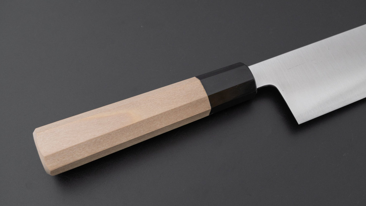 Hitohira Ashi Zweedse roestvrijstalen Nakiri 165 mm Ho-houten handvat