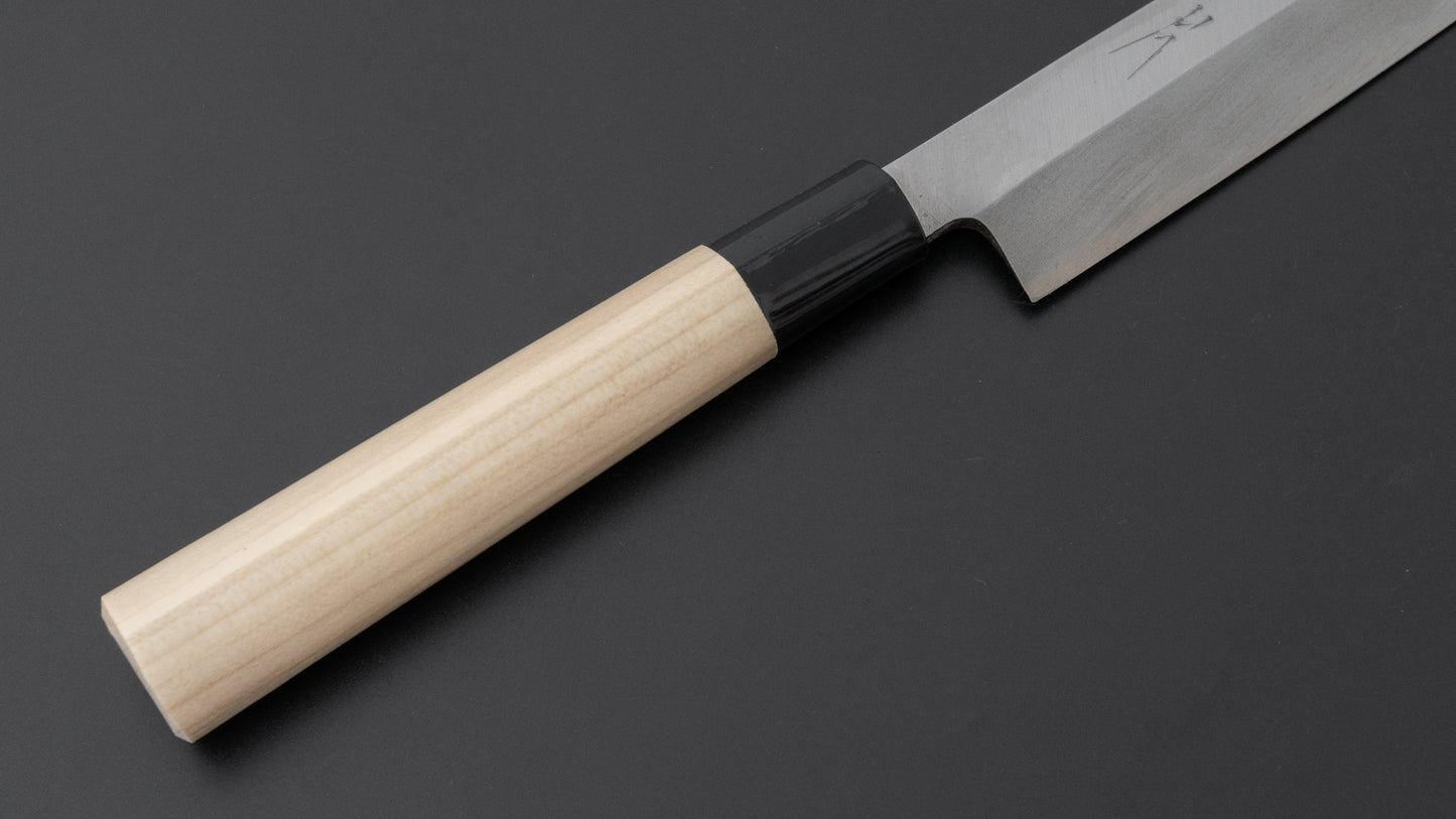 Hitohira Blue Steel Yanagiba 240mm Poplar Handle